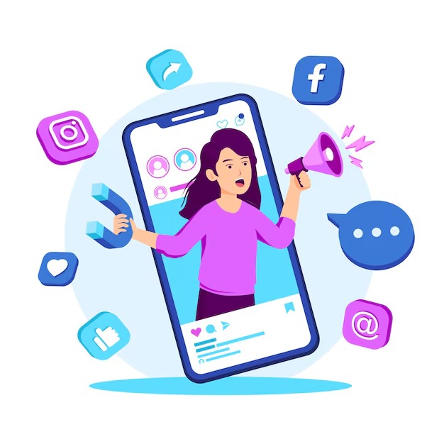vector-influencer-social-media-marketi